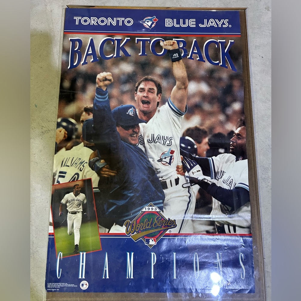 1993 Blue Jays Back to Back - World Series Champions Poster